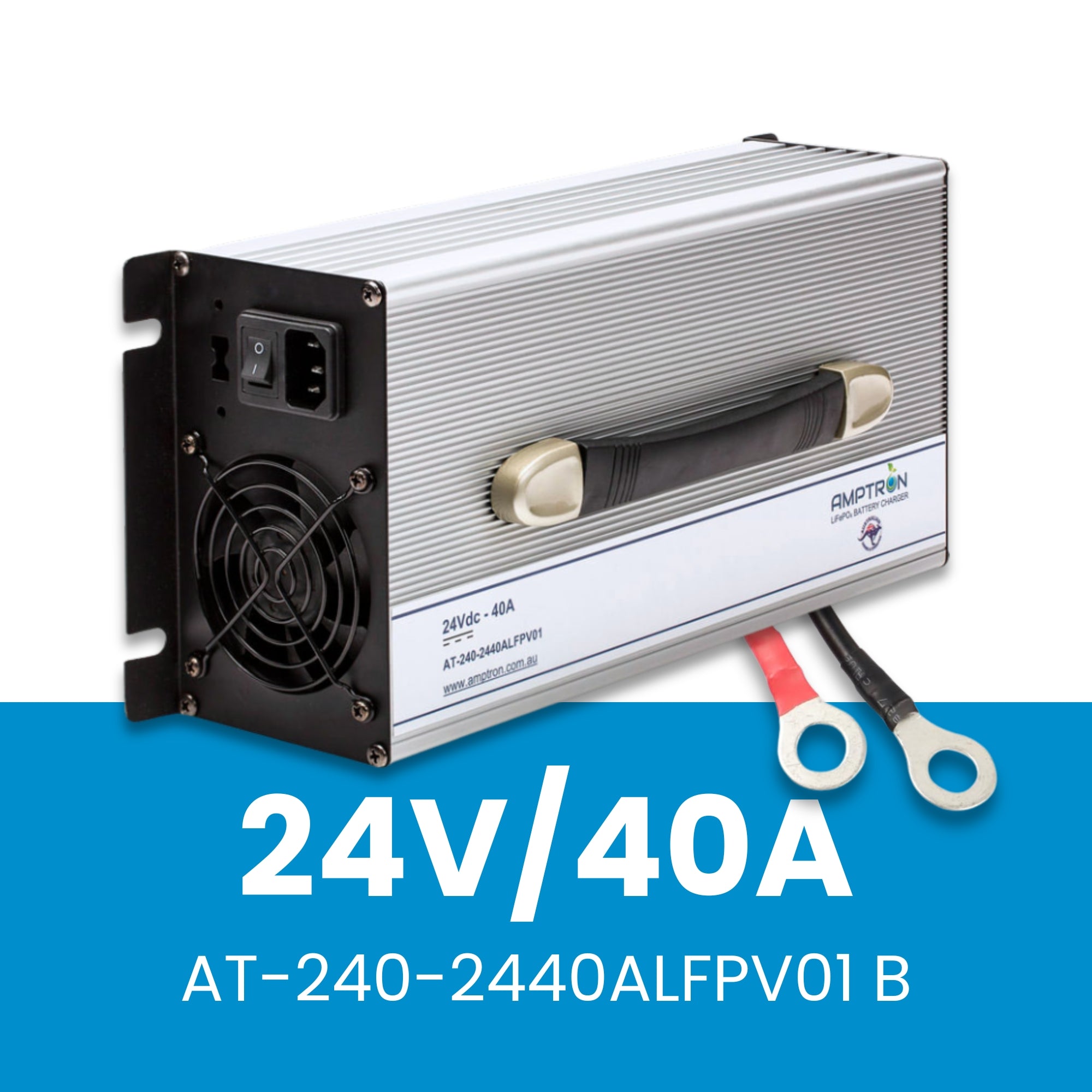 Amptron 24V 40A AC-DC Lithium LiFePO4 Battery Charger