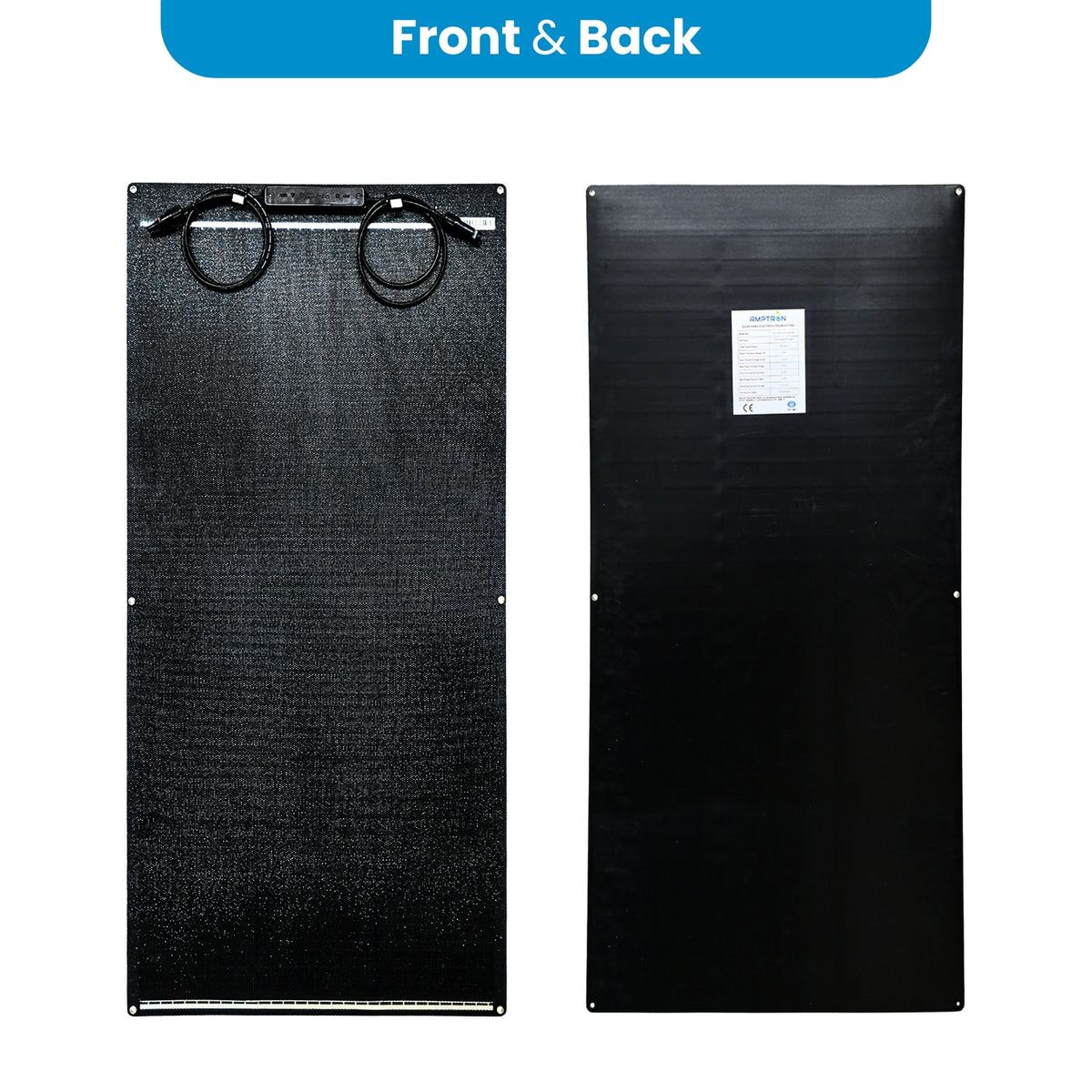 100W Narrow Flexible Solar Panel Perfect Fit for Tight Roof Space