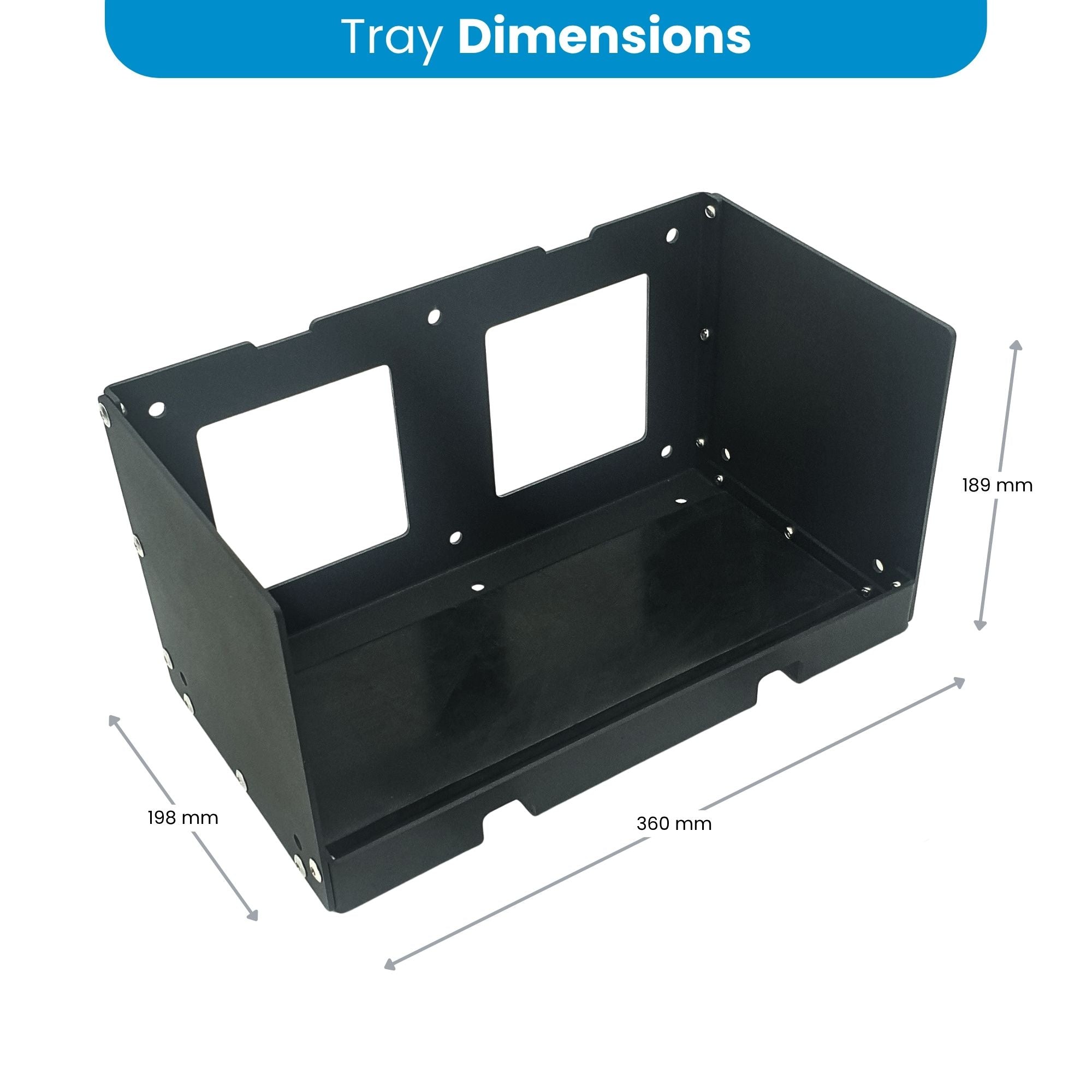 Amptron Universal Mounting Tray for BCI Group 31 Batteries – Type G