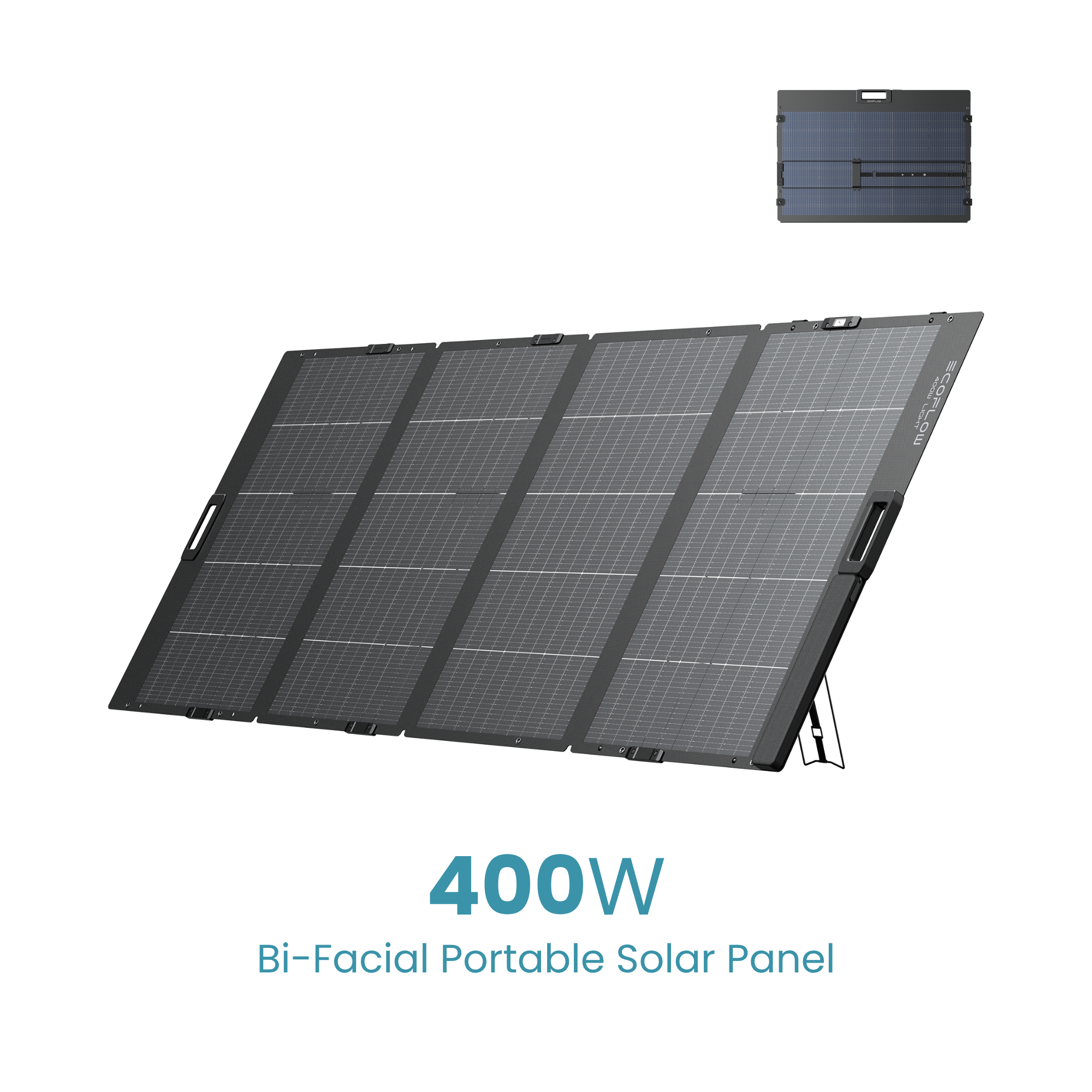 EcoFlow New 400W Bifacial Portable Solar Panel