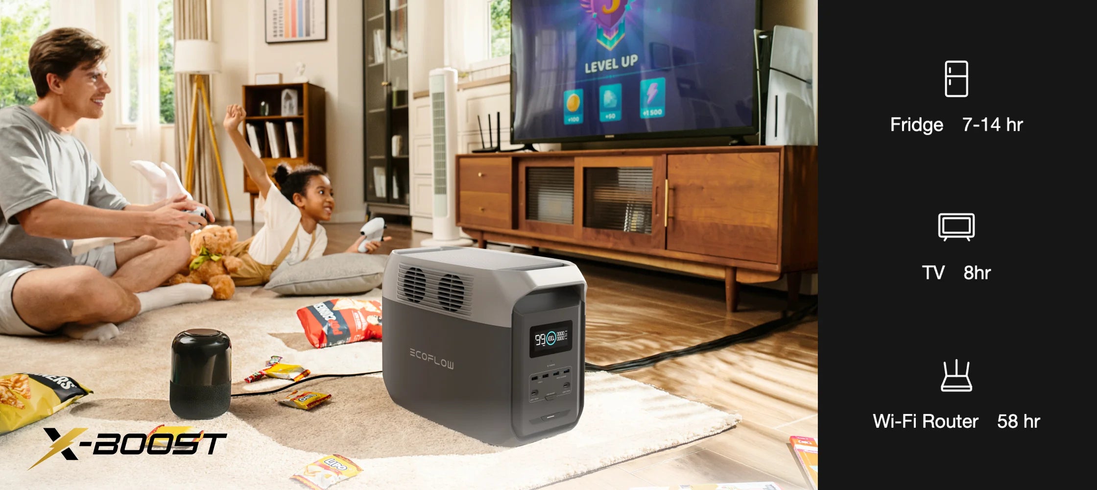 EcoFlow DELTA 3 Portable Power Station 1,536Wh