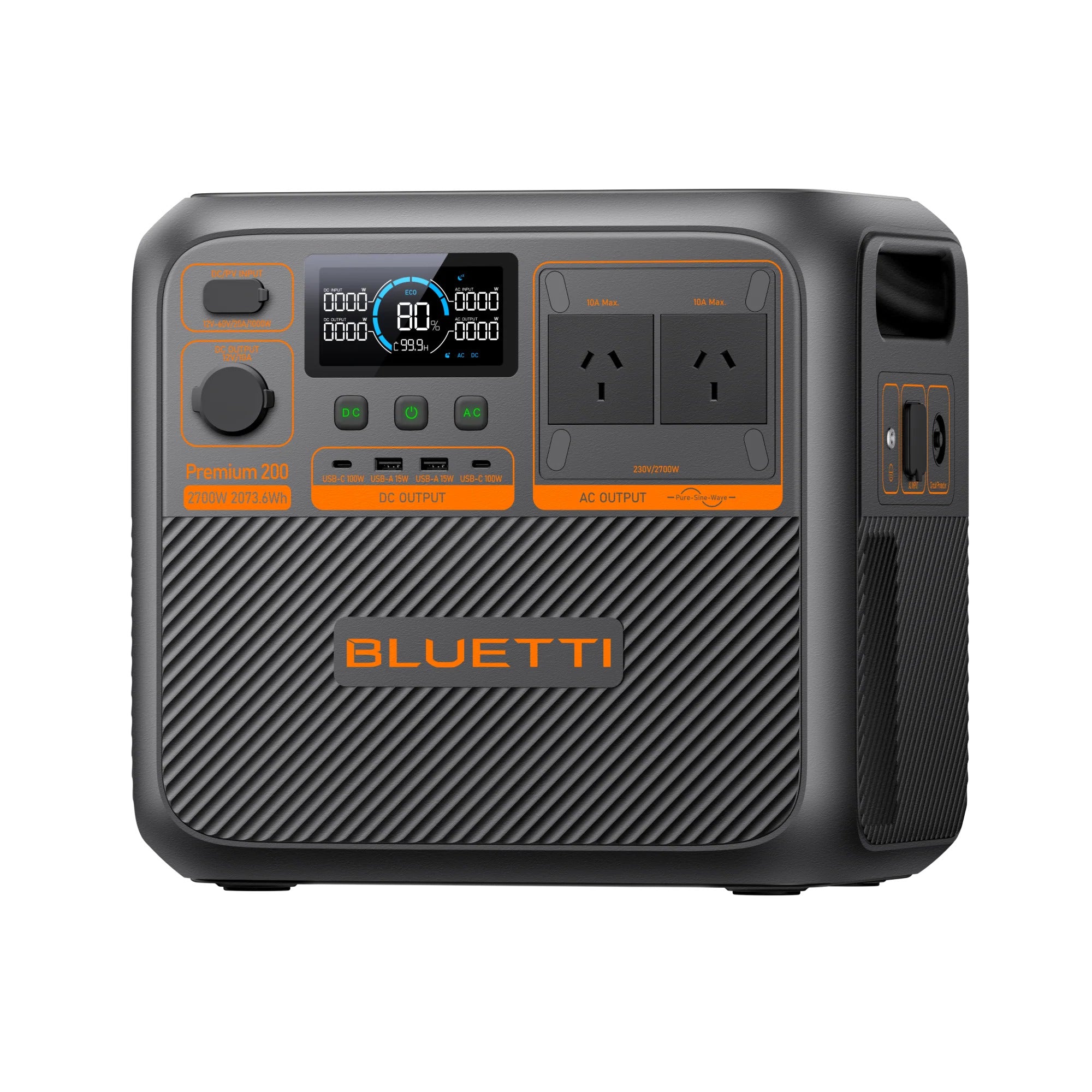 Bluetti Premium 200 V2 2700W Ultra Compact Portable Power Station - 2,073Wh