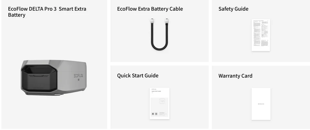 EcoFlow Delta 3 Pro Smart Extra Battery