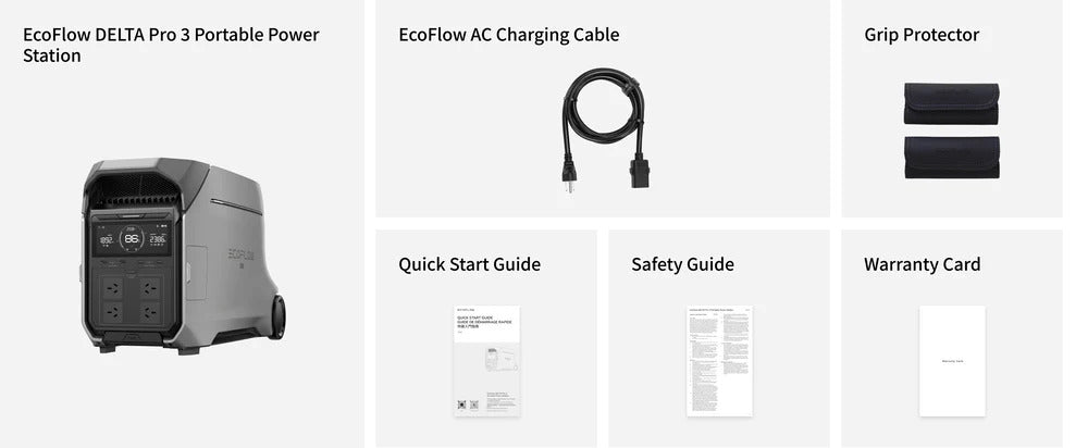 EcoFlow Delta 3 Pro 4000W Portable Power Station 4096Wh