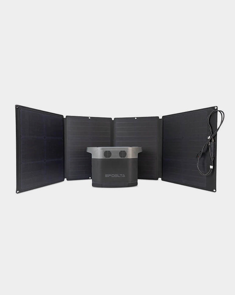 EcoFlow 110W Lightweight Portable Solar Panel - Bifacial design