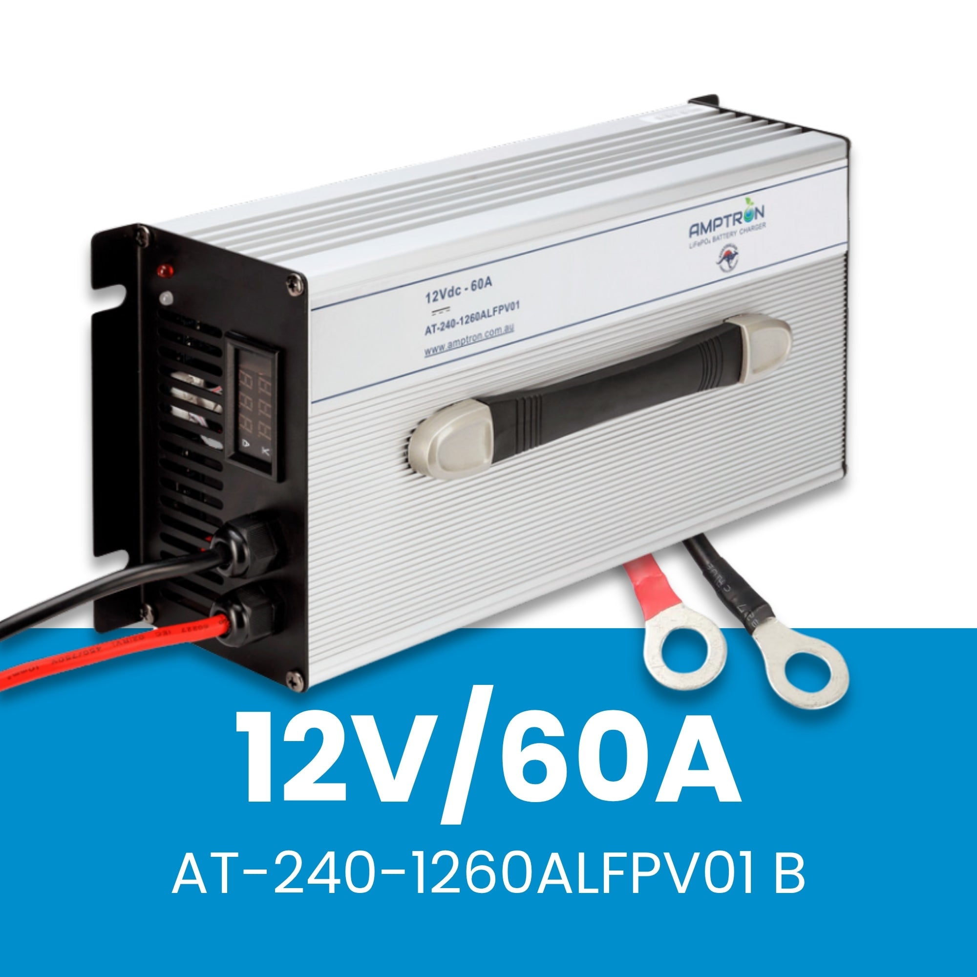 Amptron 12V 60A AC-DC LiFePO4 Lithium Battery Charger