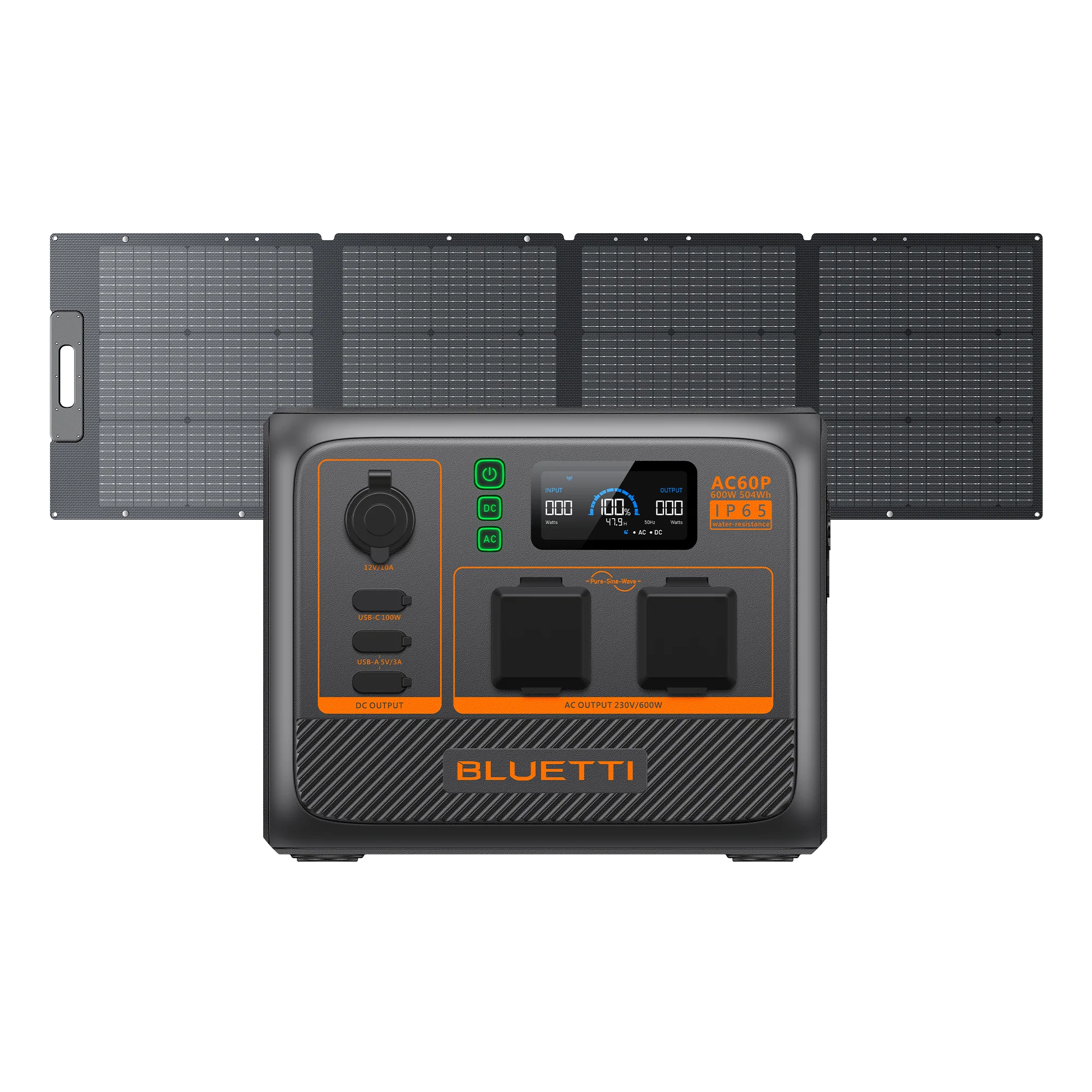 BLUETTI AC60P Portable Power Station | 600W 504Wh