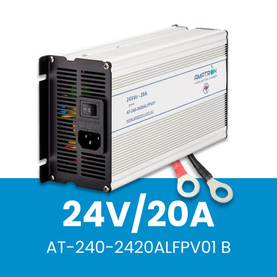 Power inverter with Ampton branding on a white background