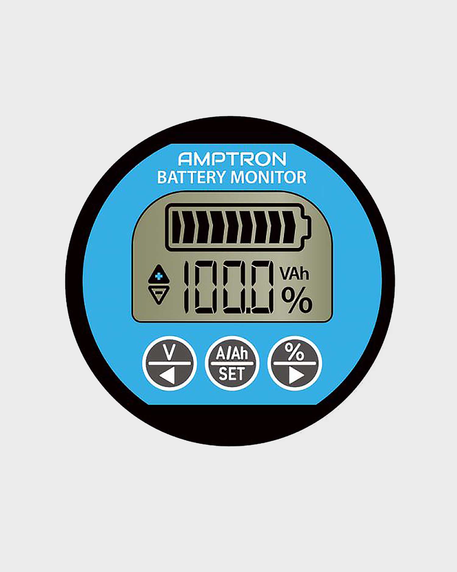 Amptron 500A Bluetooth Coulometer Battery Monitor with Shunt