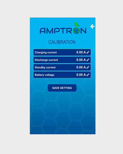Amptron 500A Bluetooth Coulometer Battery Monitor with Shunt