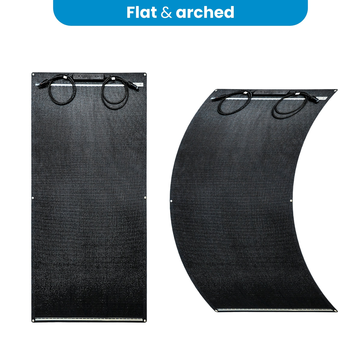 100W Narrow Flexible Solar Panel Perfect Fit for Tight Roof Space