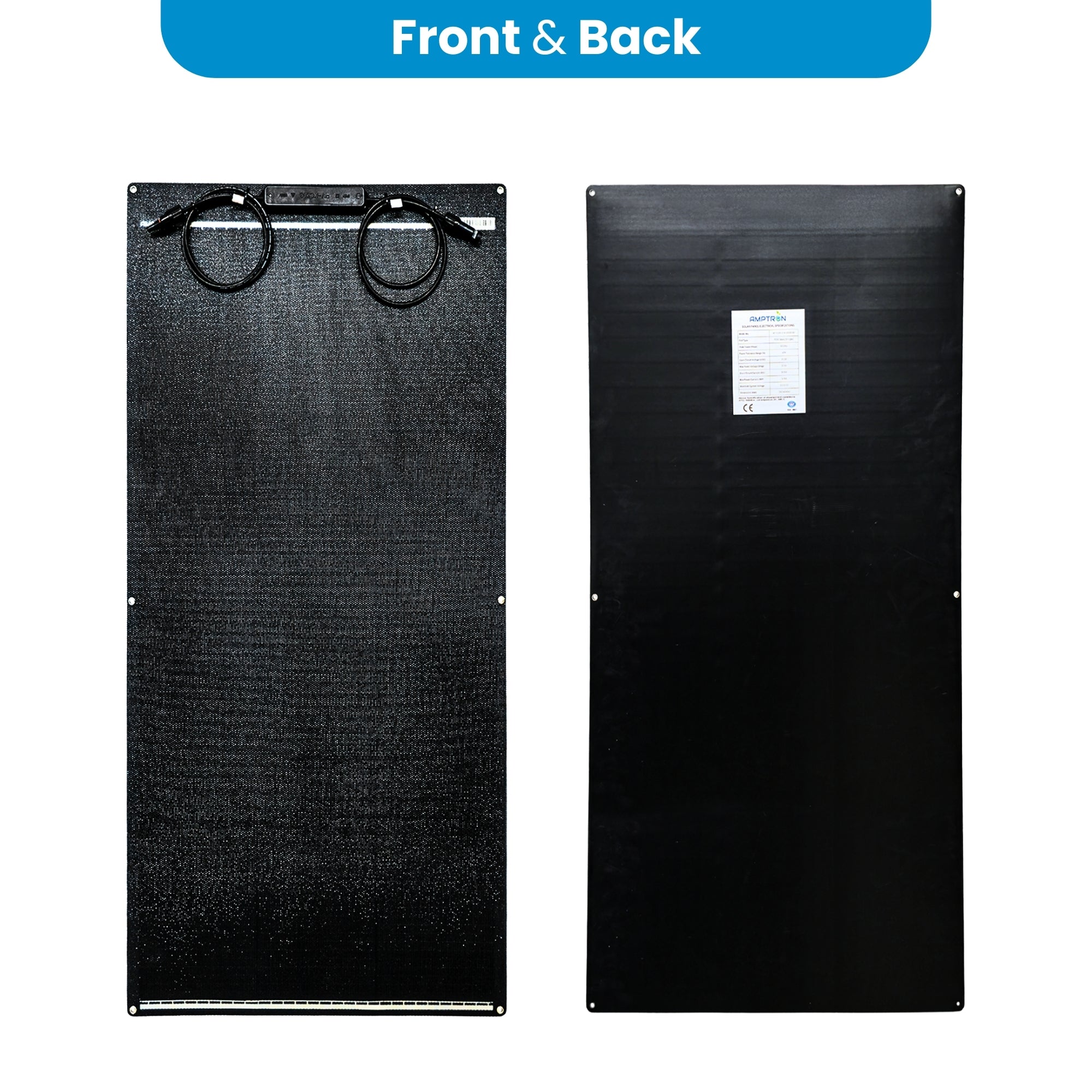100W Narrow Flexible Solar Panel Perfect Fit for Tight Roof Space