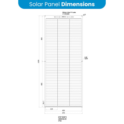 200W Semi-Flexible Perc-Shingled Solar Panel with ETFE Coating for Boats, 4WD & Mobility Vehicles