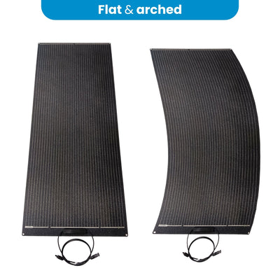 200W Marine Grade Flexible Solar Panel High Voltage 12/24/36/48V