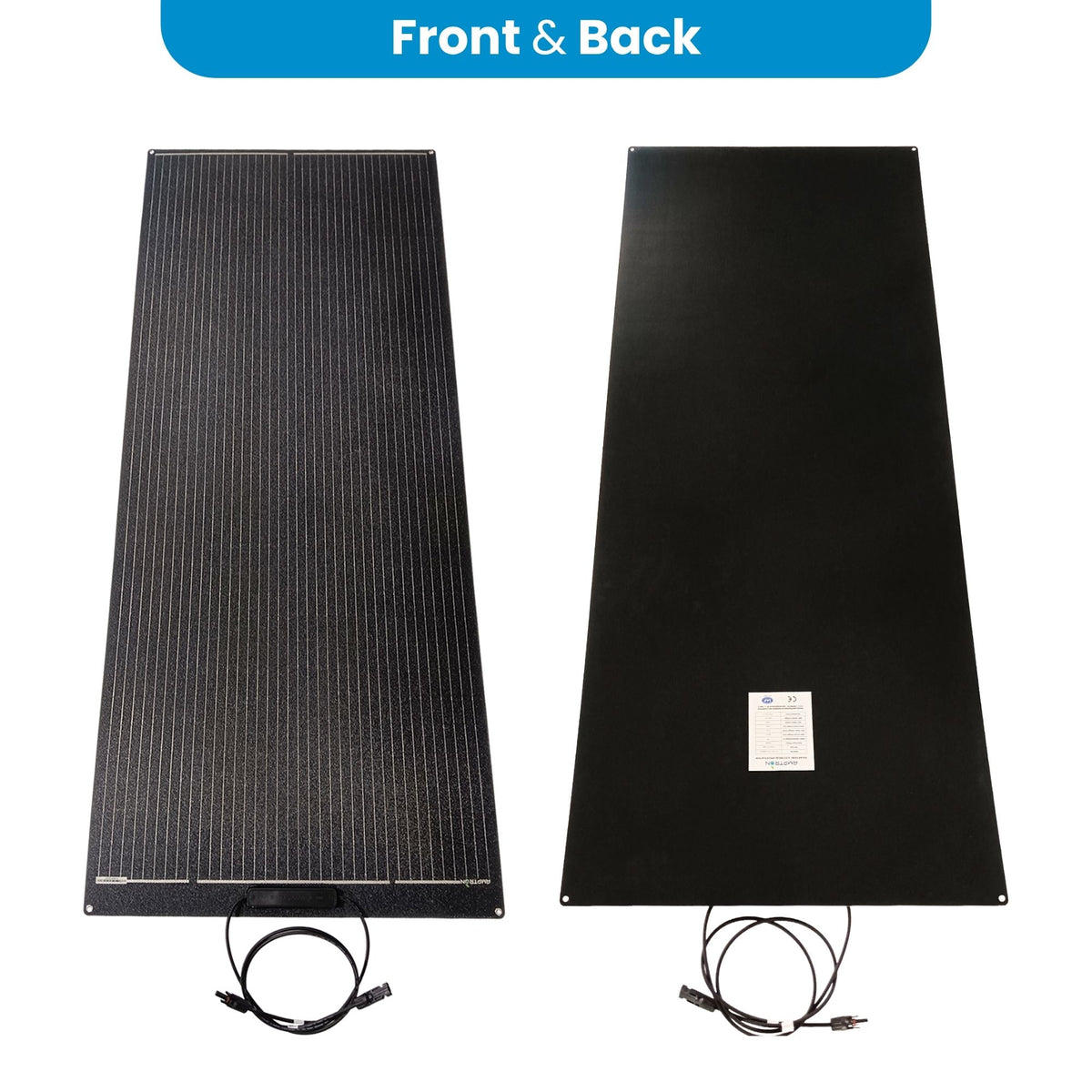 200W Marine Grade Flexible Solar Panel High Voltage 12/24/36/48V