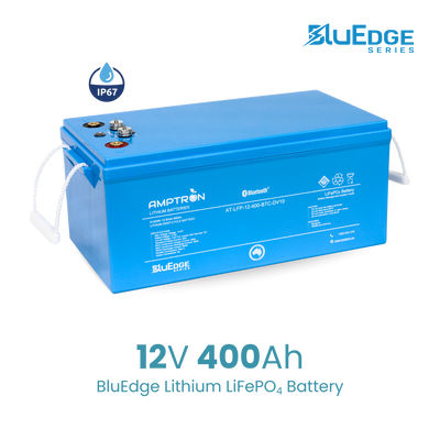 Amptron BluEdge 12V 400Ah Smart Lithium Battery - 5120Wh