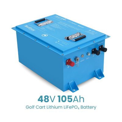 Amptron BluEdge 48V 105Ah 180A Smart Golf Cart LSV Battery