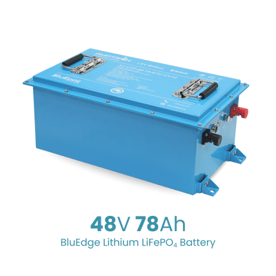 Amptron BluEdge 48V 78Ah 160A Smart Golf Cart LSV Battery