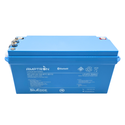 Amptron BluEdge 24V 100Ah Smart Lithium LiFePO4 Battery