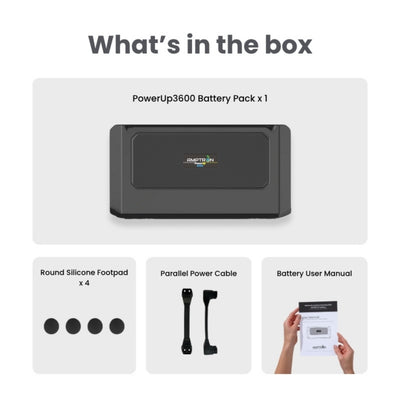 Amptron PowerUp3600 Extra Battery - 3,072Wh