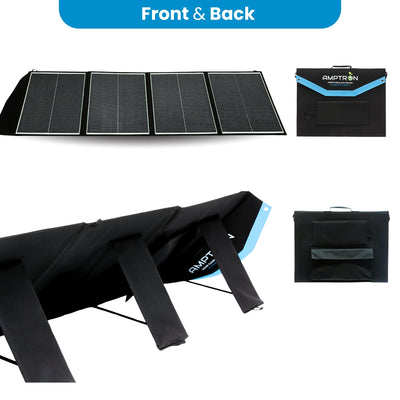 Amptron 200W Folding Lightweight Portable Solar Panel Blanket
