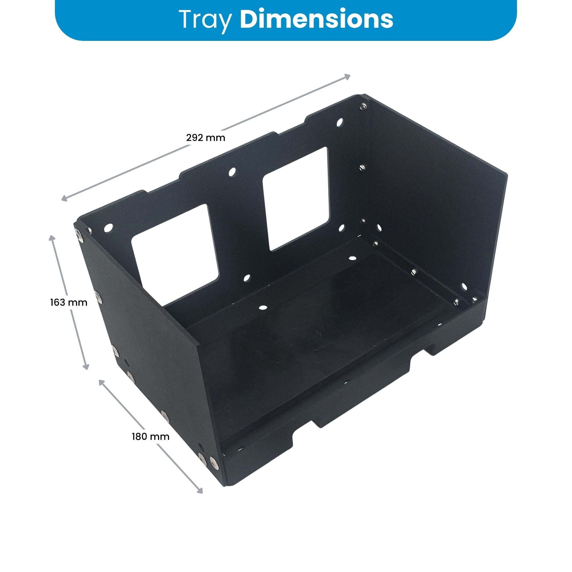 Amptron Type A - Universal Lite Weight Aluminium Battery Mounting Tray