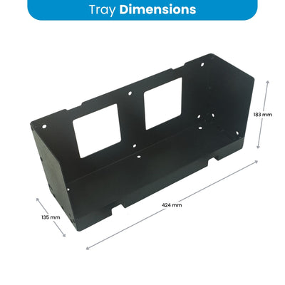 Amptron Type B - Universal Lite Weight Aluminium Battery Mounting Tray