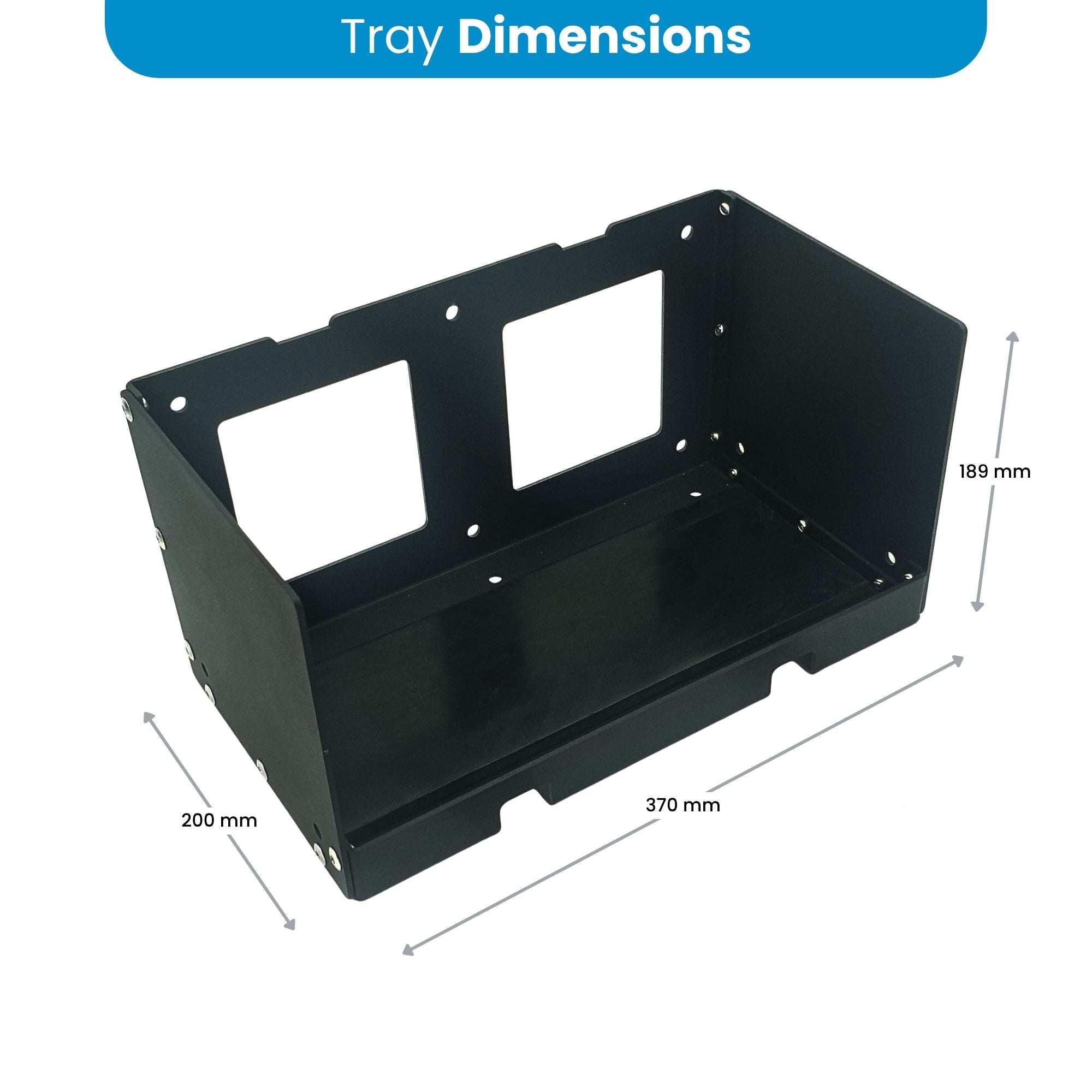 Amptron Type C - Universal Lite Weight Aluminium Battery Mounting Tray