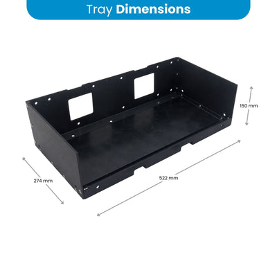 Amptron Type E - HeavyDuty Mounting Tray for Amptron High-Capacity Batteries