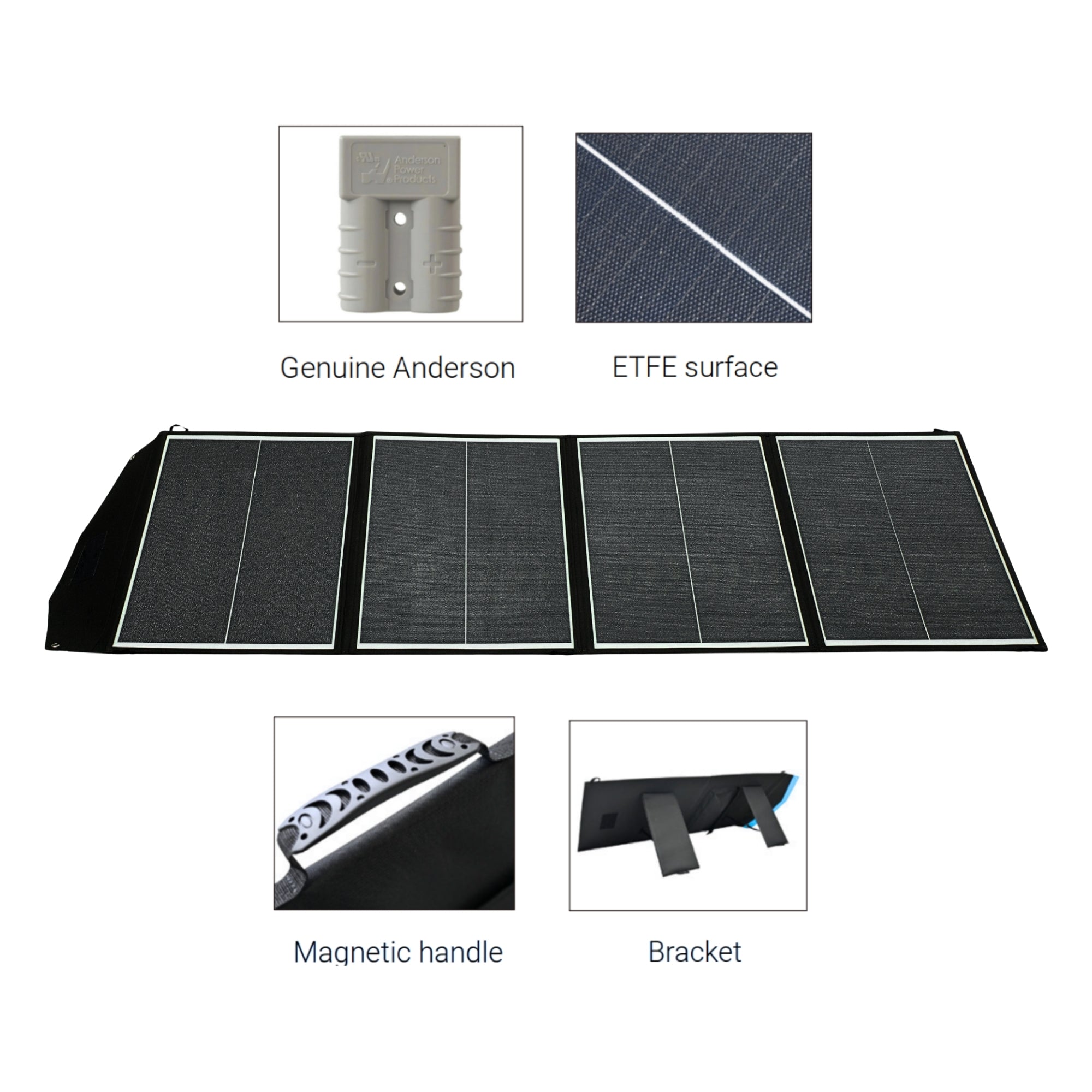 Amptron 200W Folding Lightweight Portable Solar Panel Blanket
