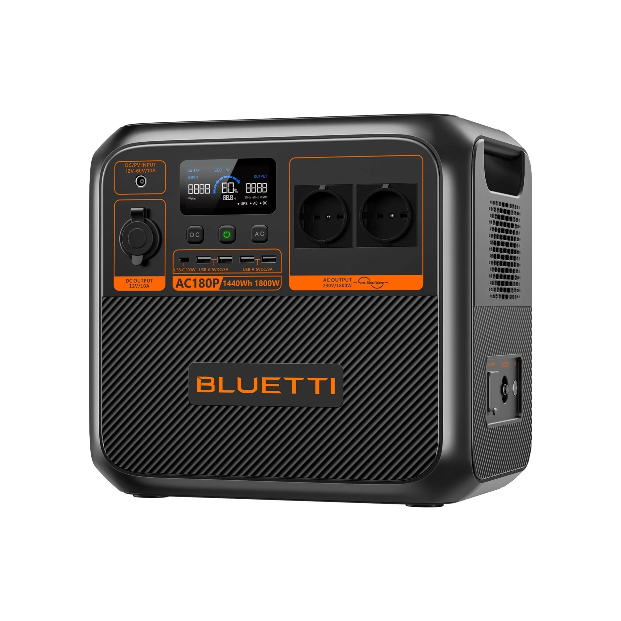 Bluetti AC180P 1800W Power Portable Station - 1,440Wh