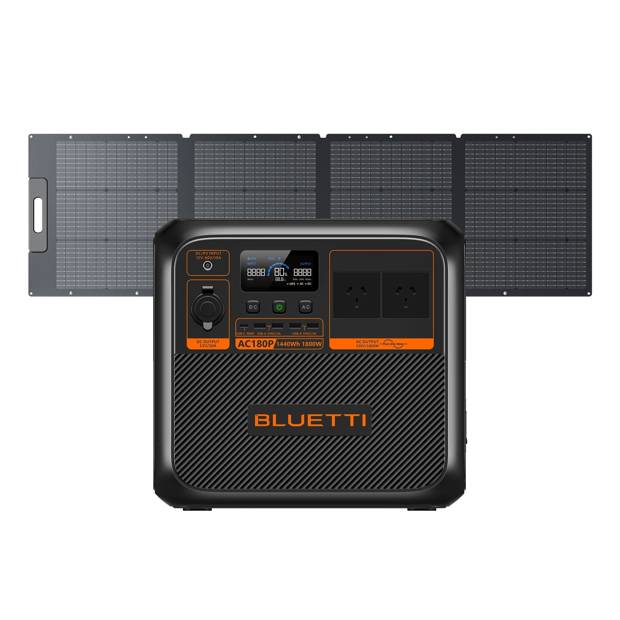 Bluetti AC180P 1800W Power Portable Station - 1,440Wh