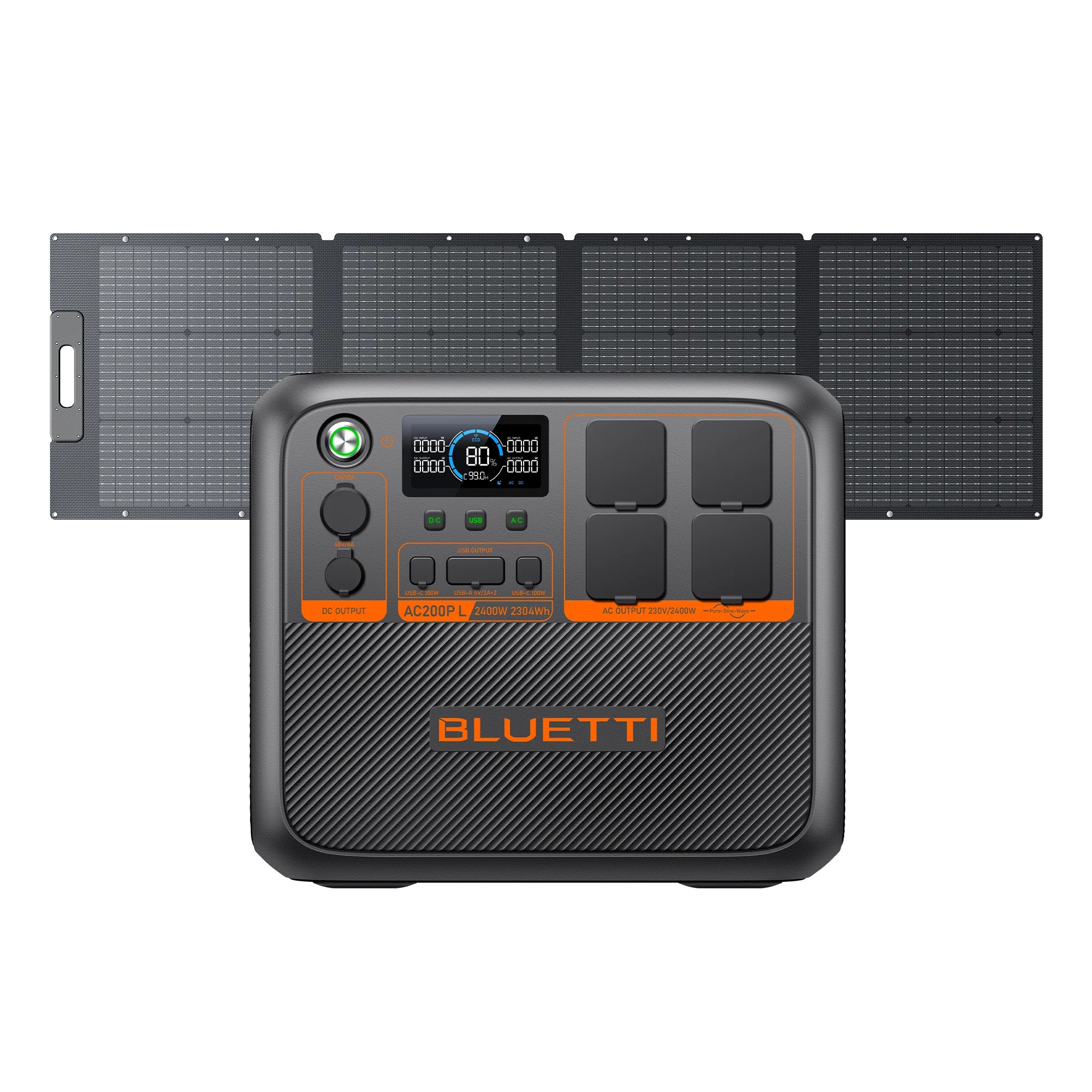 Bluetti AC200PL 2400W Portable Power Station 2,304Wh
