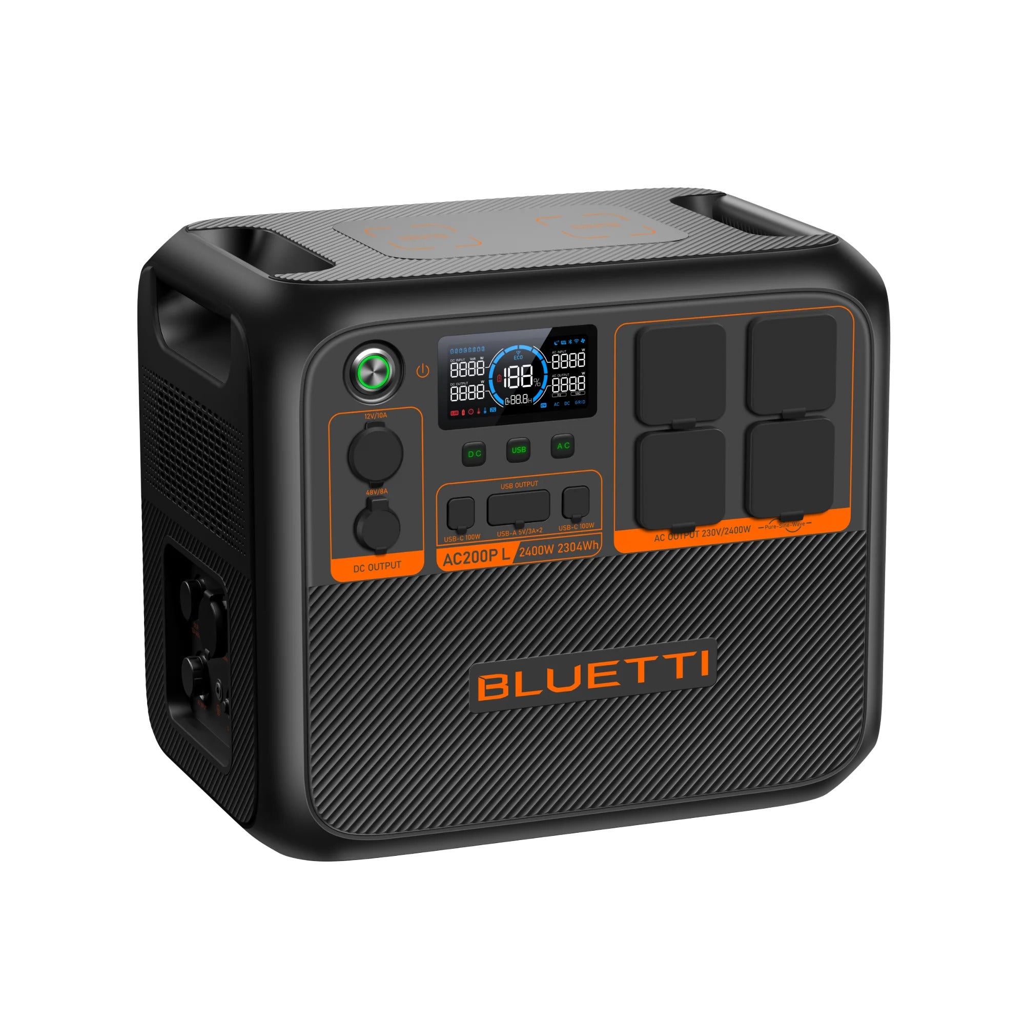 Bluetti AC200PL 2400W Portable Power Station 2,304Wh