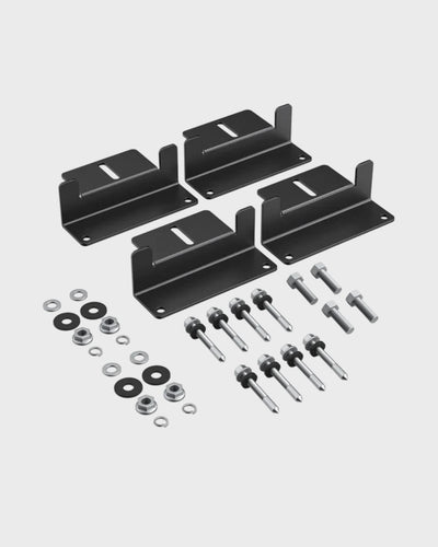 EcoFlow 100W Rigid Solar Panel x 2 with Mounting Brackets