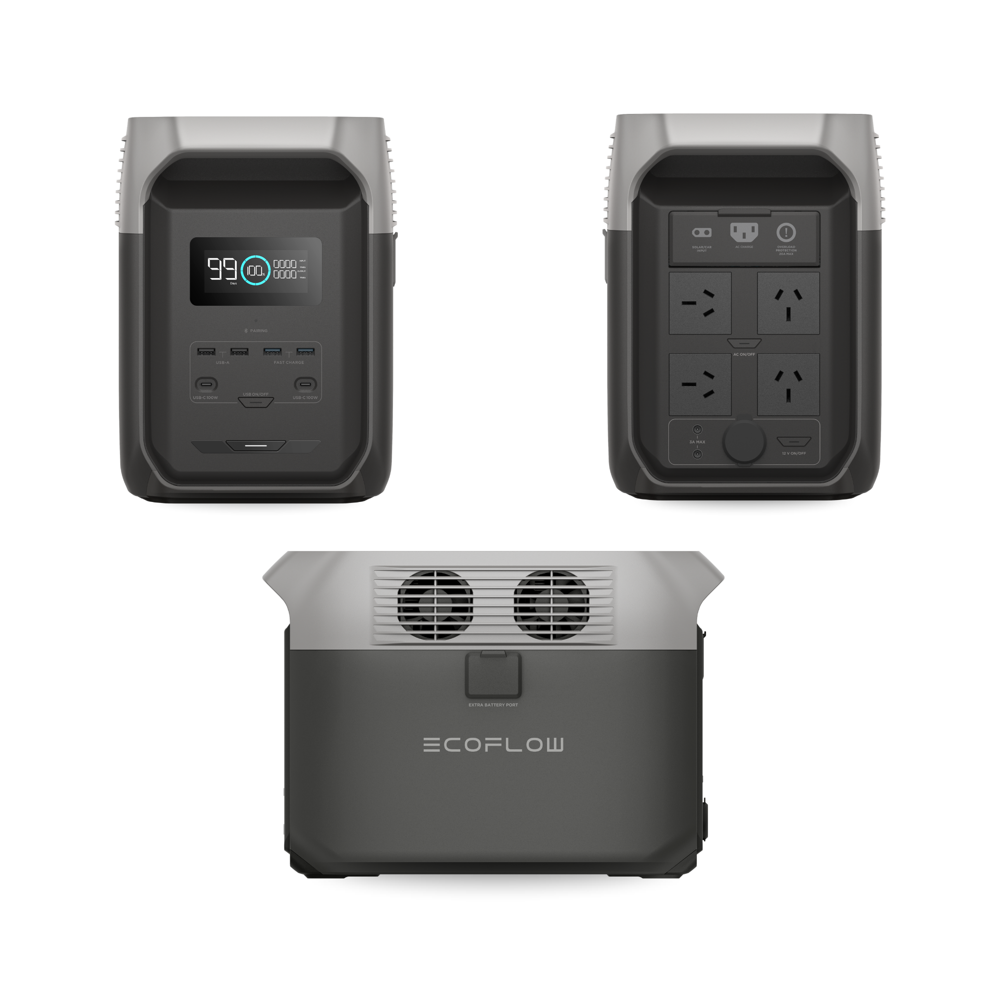 EcoFlow Delta 3 Portable Power Station 1536Wh