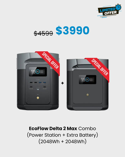 EcoFlow Delta 2 MAX Portable Power Station 2048Wh Capacity