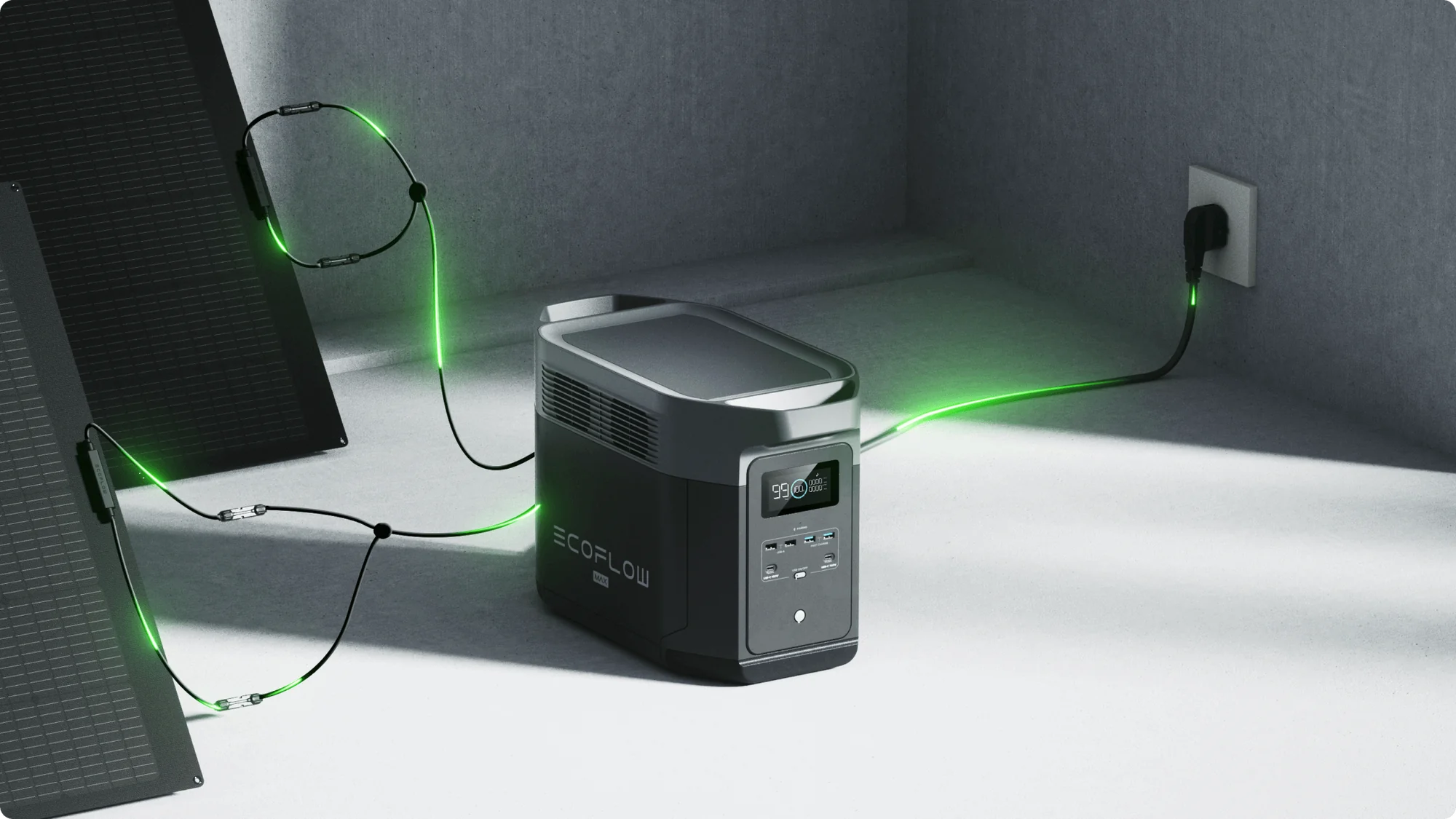 EcoFlow Delta 2 MAX Portable Power Station 2048Wh Capacity