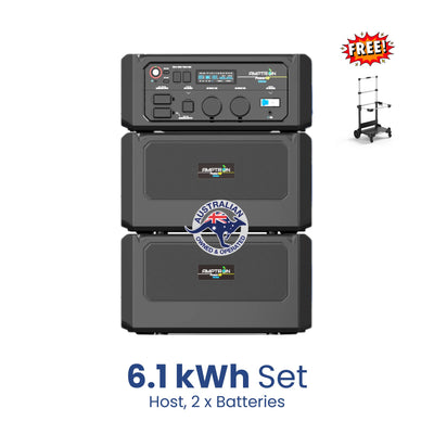 Amptron PowerUp3600 Portable Power Station - 6,144Wh