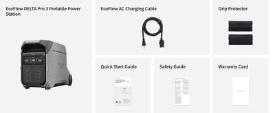 EcoFlow Delta 3 Pro 4096Wh 4000W Portable Power Station - ETA May 2026