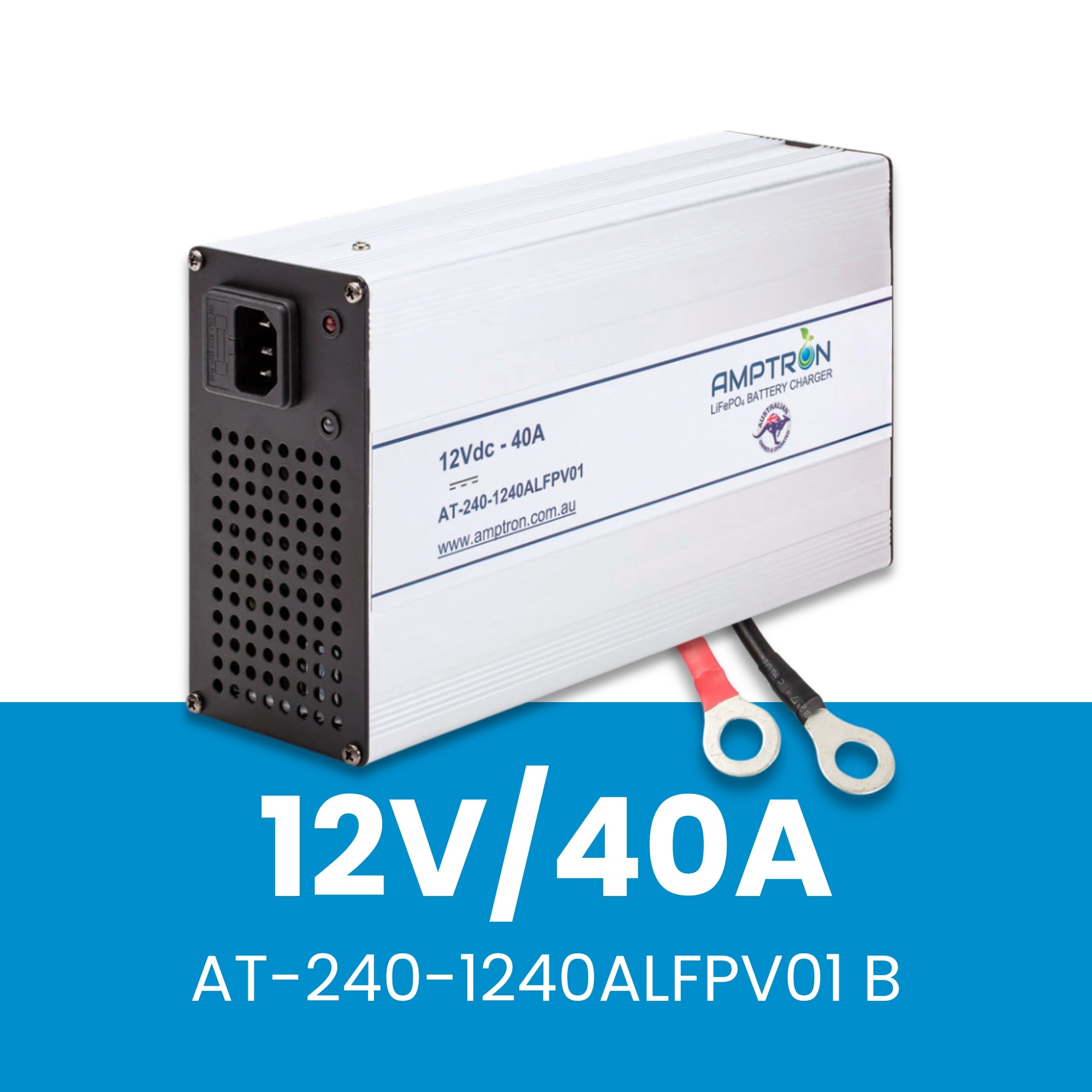 Amptron 12V 40A AC-DC Lithium LiFePO4 Battery Charger