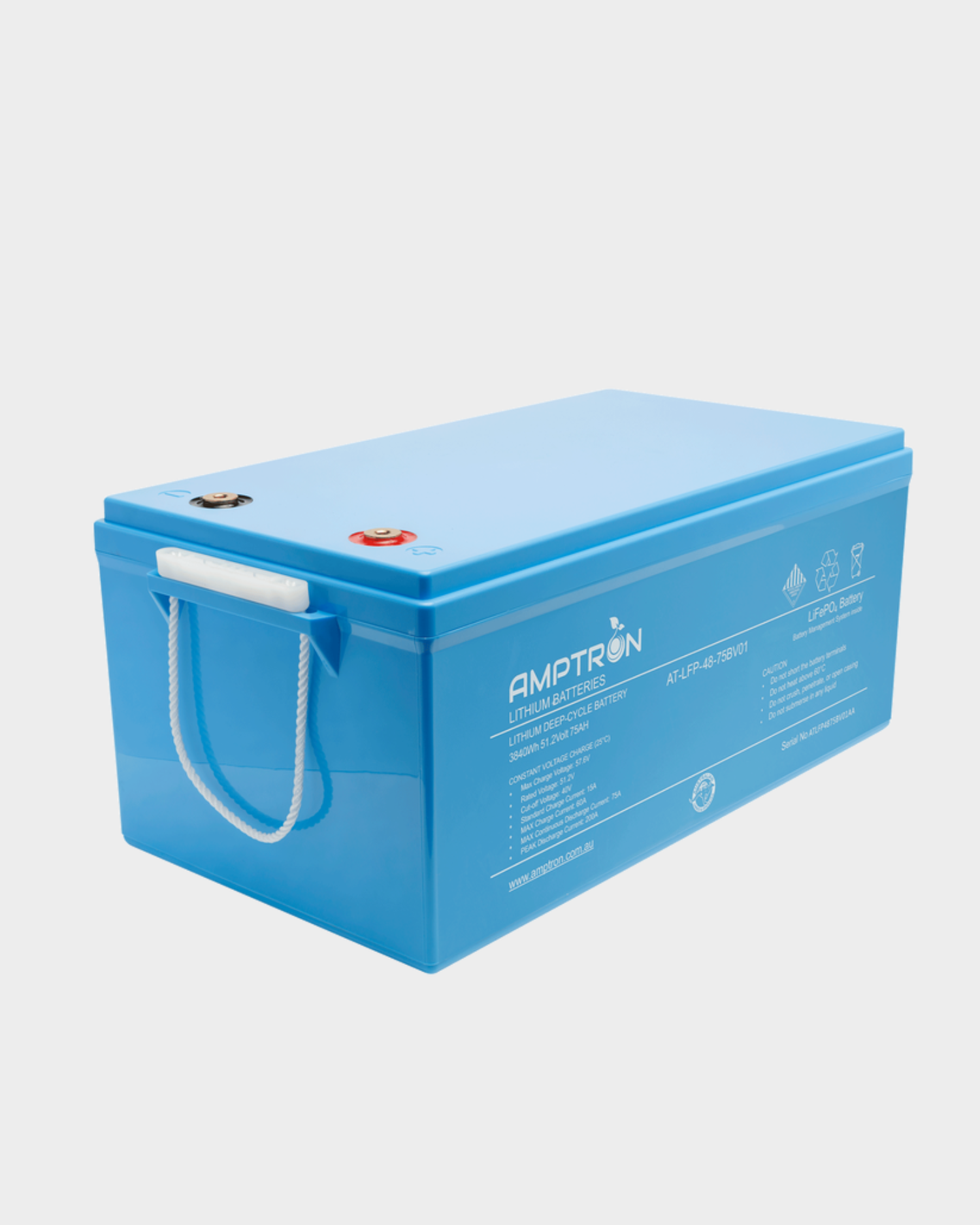 Amptron 48V 75Ah / 75A LiFePO4 Battery