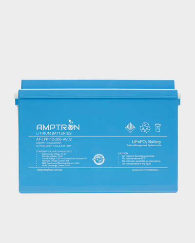 Amptron 12V 200Ah / 100A LiFePO4 Battery