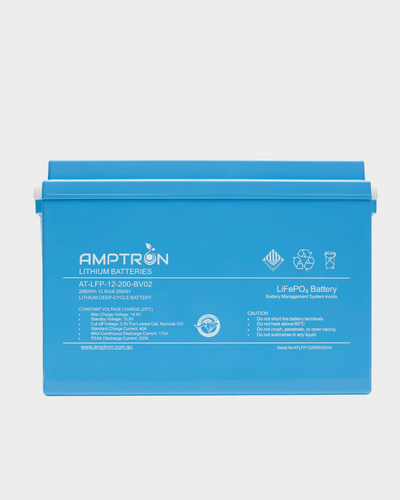 Amptron 12V 200Ah / 175A LiFePO4 Battery